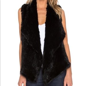 525 America Envelope Rabbit Fur Vest